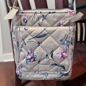 Vera Bradley Quilted Crossbody Mini Hipster bag, Strawflowers pattern